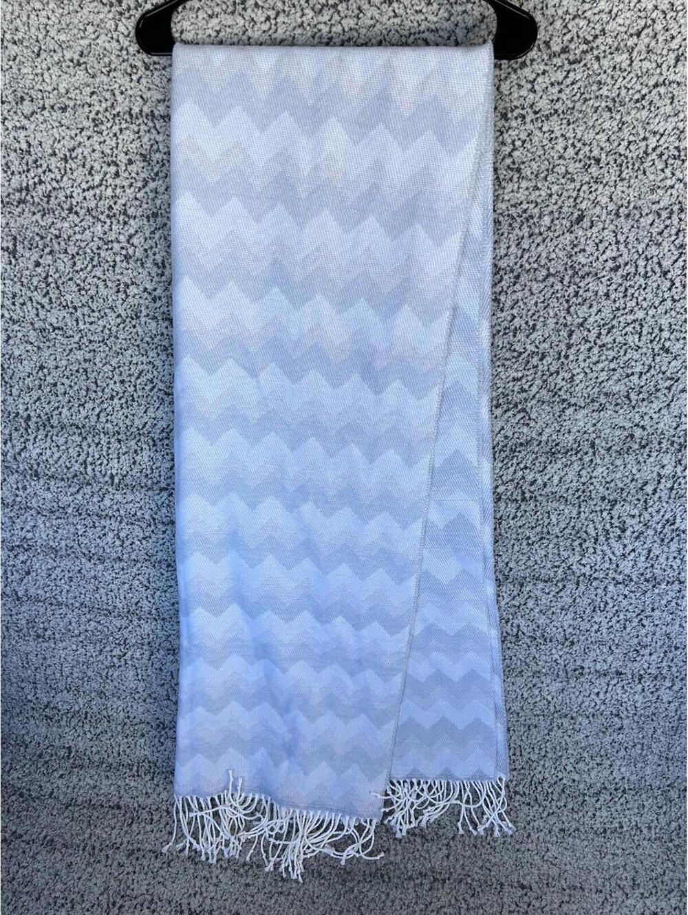 VERA BRADLEY PLAID Blanket fringe CHEVRON scarf New